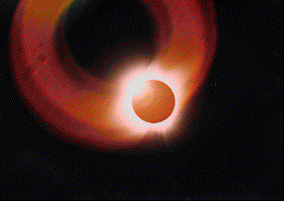 Eclipse using mirror lens 13K