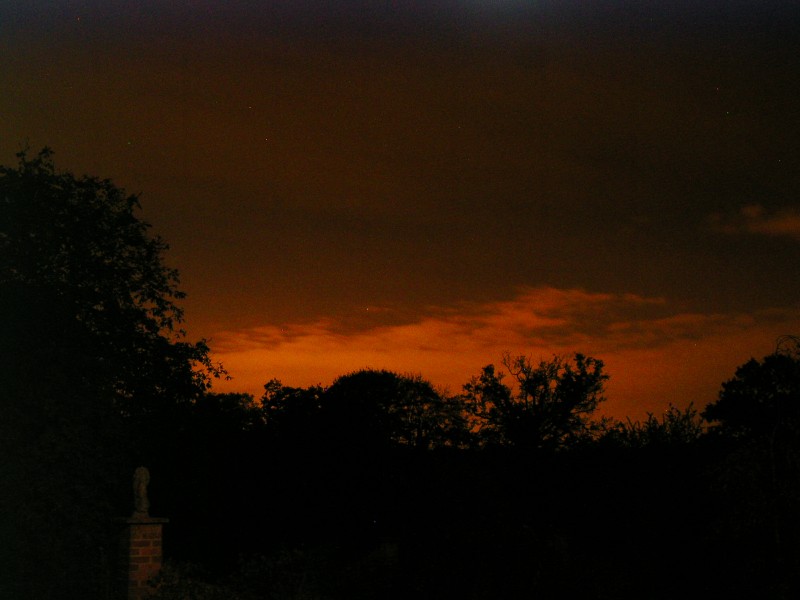 Milton Keynes sky glow